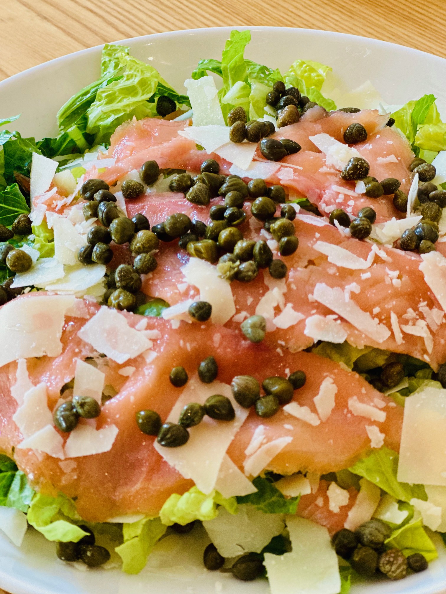 Caesar’s Smoked Salmon/ Capers Salad