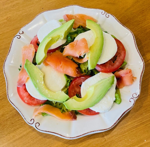 Primavera Salad Smoked Salmon