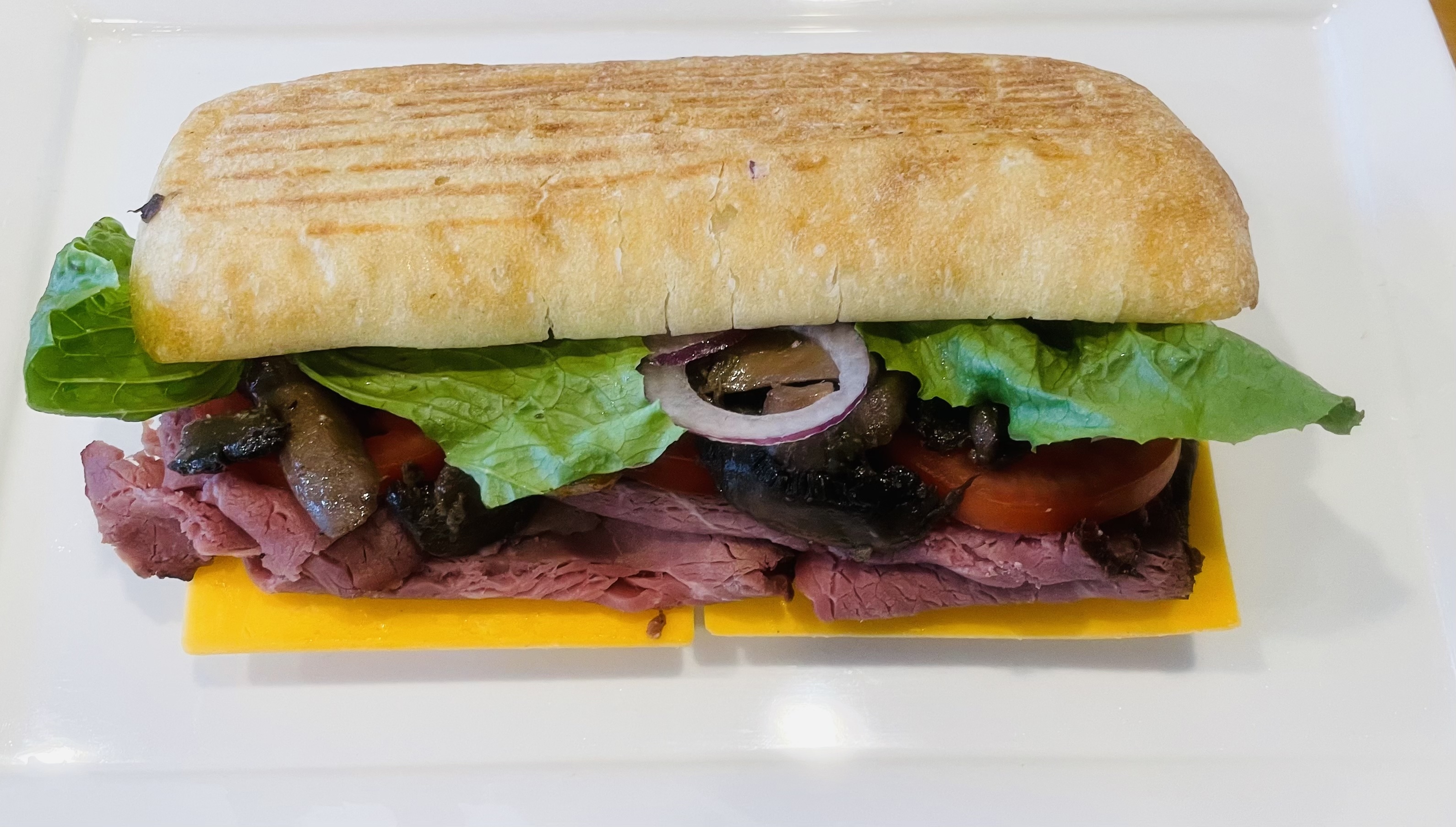 Roast Beef Panini (NEW)